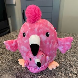 Squishmallows Justice Dahlia the flamingo